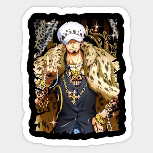 TRAFALGAR D. WATER LAW ANIME MERCHANDISE Sticker